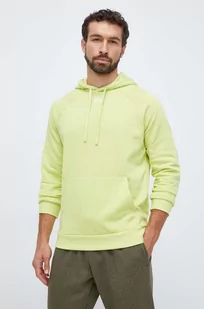 Under Armour bluza męska kolor zielony z kapturem gładka - Bluzy męskie - miniaturka - grafika 1