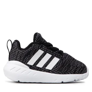 Sneakersy adidas Swift Run 22 El I GW8184 Czarny - Buty dla chłopców - miniaturka - grafika 1