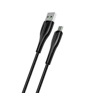 Kable USB - USAMS Kabel U38 microUSB 4A Fast Charge for OPPO 1m czarny/black SJ375USB01 (US-SJ375) - miniaturka - grafika 1