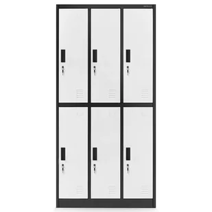 JAN NOWAK model IGOR szafa socjalna BHP ubraniowa 6-drzwiowa - Szafy biurowe - miniaturka - grafika 1