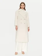 Płaszcze damskie - Imperial Płaszcz przejściowy KI54IBT Beżowy Loose Fit - miniaturka - grafika 1