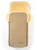 Akcesoria do wózków - Hofbrucker Śpiworek "Luxus" w kolorze beżowym - 95 x 34 cm - miniaturka - grafika 1