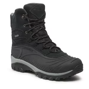 Śniegowce damskie - Śniegowce Merrell - Thermo Frosty Tall Shell Wp J036431 Black - grafika 1