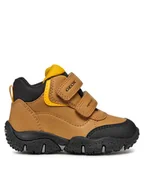 Buty dla chłopców - Geox Trzewiki B Baltic Boy B Abx B4620A 0MEFU C2G9B M Brązowy - miniaturka - grafika 1
