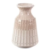 Wazony i flakony - Wazon Ceramiczny Edna 15X15X22 Kremowy - miniaturka - grafika 1