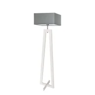 Lampy stojące - Designerska lampa stojąca z drewna JAWA w stylu skandynawskim - miniaturka - grafika 1