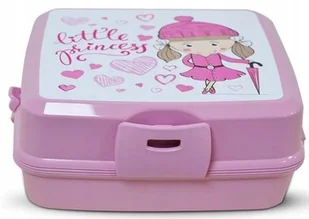 Pojemnik prostokątny na kanapki 1,4l 14,7x14,7x9,1cm Little Princess - Chomik - Pojemniki kuchenne - miniaturka - grafika 1