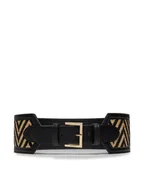 Paski - Guess Pasek na talię Noelle BW9125 P4280 Czarny - miniaturka - grafika 1