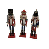 Ozdoby bożonarodzeniowe - Figurka drewniana dziadek do orzechów 26 cm - miniaturka - grafika 1