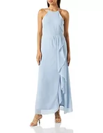 Sukienki - Vila Damska sukienka Vimilina S/L Maxi Dress/Su-Noos, Kentucky Blue, 34 - miniaturka - grafika 1