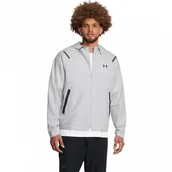 Kurtki i kamizelki sportowe męskie - Męska kurtka przejściowa Under Armour UA Unstoppable Jacket Lc - szara - UNDER ARMOUR - miniaturka - grafika 1