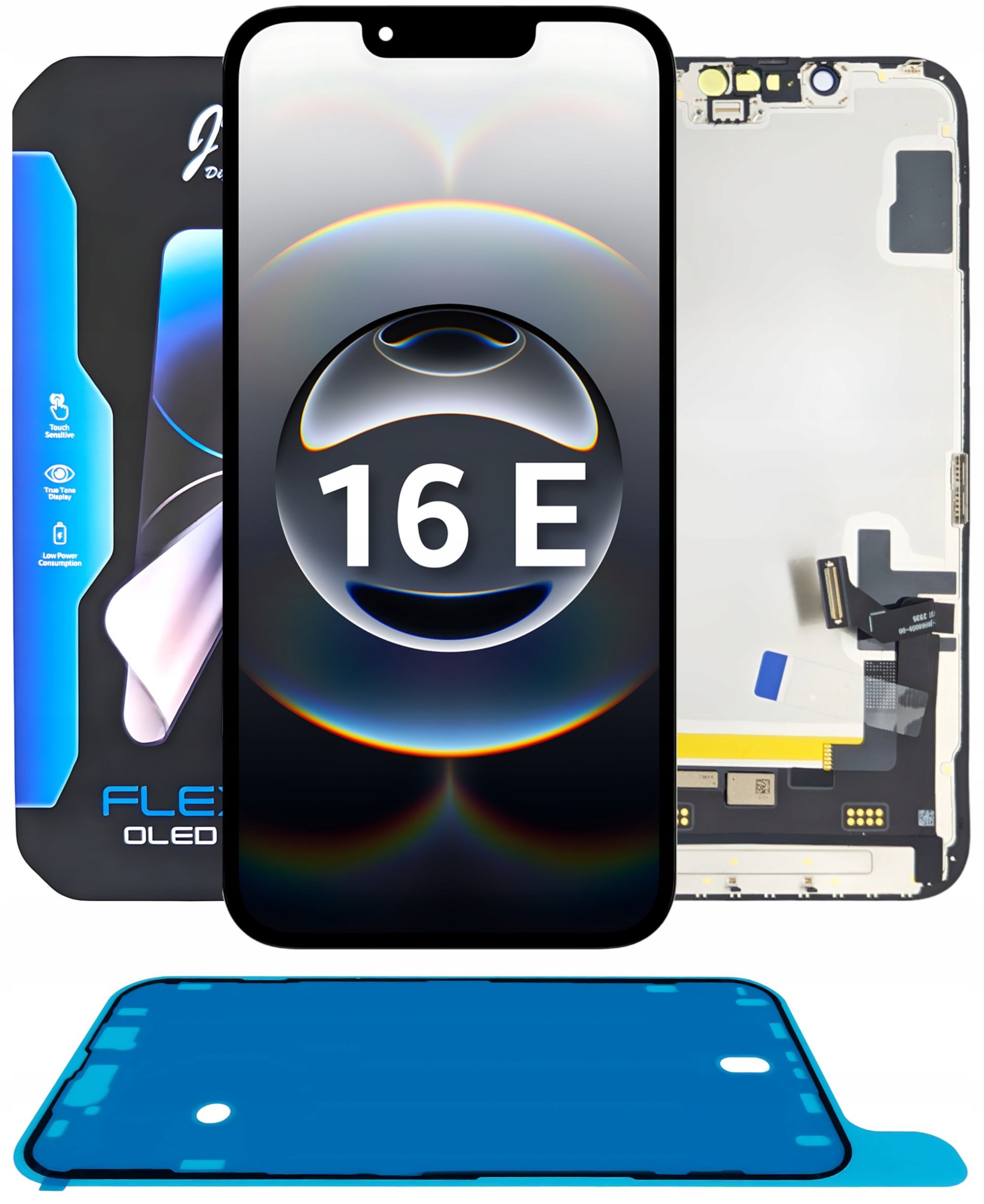 Wyświetlacz do iPhone 16E Ekran LCD Soft OLED A3212 A3409 Wymienny Chip 5904858346134