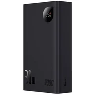Powerbanki - Baseus Adaman2 Powerbank 20000mAh 30W PPAD050001 z wyświetlaczem 2 x USB / 1x USB Typ C Power Delivery Quick Charge SCP czarny - miniaturka - grafika 1