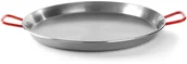 Patelnie - Patelnia do paelli okrągła stalowa z uchwytami śr. 550x100 mm Patelnia do paelli okrągła stalowa z uchwytami śr. 550x100 mm - miniaturka - grafika 1