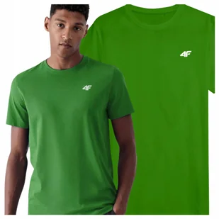 Koszulka 4F Męska Sportowa Podkoszulek T-shirt Bawełnany Dzień Limitowana - Koszulki męskie - miniaturka - grafika 1