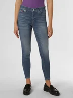 Spodnie damskie - Tommy Jeans Jeansy Kobiety Bawełna niebieski jednolity, 25-30 - miniaturka - grafika 1