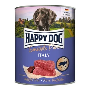HAPPY DOG Sensible Pure Mokra Karma Pies Dorosły 6x800 g Bawół - Mokra karma dla psów - miniaturka - grafika 1