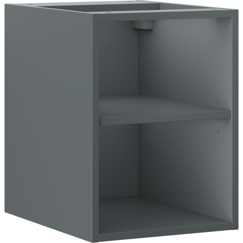 Mexen Box-A szafka otwarta z półką 35 cm, grafit mat - 91AX2-0350-470-0-66