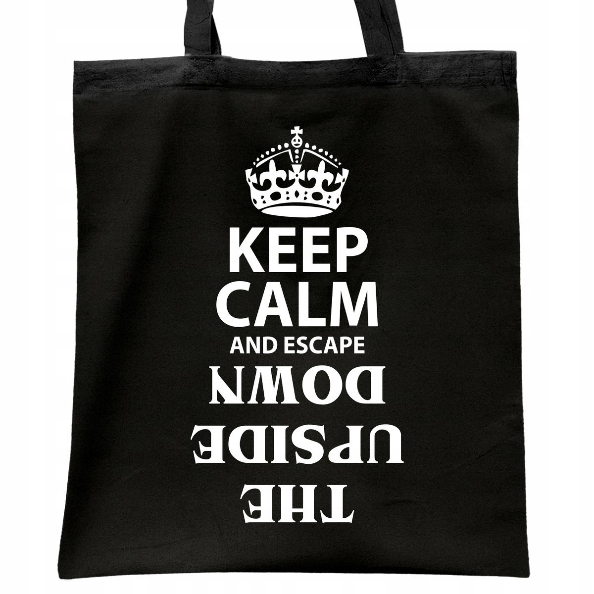 Torba bawełniana czarna Stranger Things Eleven Hawkins Dla Fanów Serialu