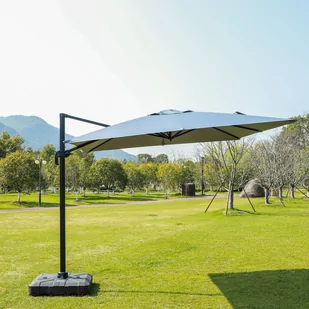 Parasol ogrodowy kwadratowy zielony - Parasole ogrodowe - miniaturka - grafika 1