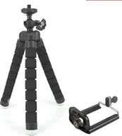 Statywy fotograficzne - Statyw Hello Case STABILNY ELASTYCZNY STATYW TRIPOD H10S CZARNY - miniaturka - grafika 1