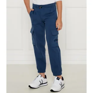 Tommy Hilfiger Spodnie VARSITY EMBR CARGO | Regular Fit - Spodnie i spodenki dla chłopców - miniaturka - grafika 1