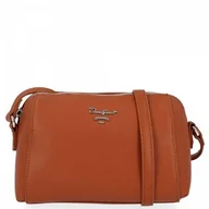 Torebki damskie - Torebka damska listonoszka David Jones Ruda - miniaturka - grafika 1