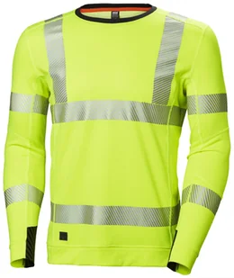 Helly Hansen Reflective T-shirt ICU Lifa Active Crewneck, yellow 2XL - Odzież robocza - miniaturka - grafika 1