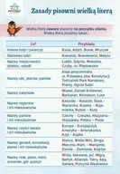 Pedagogika i dydaktyka - Plansza ortograficzna Zasady pisowni wielką literą - Wydawnictwo Pryzmat - miniaturka - grafika 1