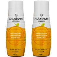 Syropy i koncentraty owocowe - 2x Syrop SodaStream Mandarynka 440ml - miniaturka - grafika 1