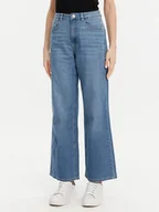 Spodnie damskie - Tom Tailor Jeansy 1043509 Niebieski Wide Leg - miniaturka - grafika 1