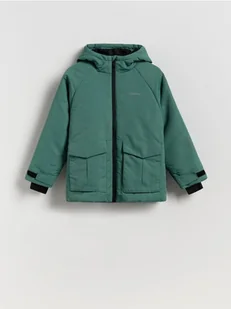 Reserved - Ocieplana kurtka parka - zielony - Kurtki i płaszcze dla chłopców - miniaturka - grafika 1