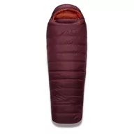 Śpiwory - Rab Rab Ascent 900 Sleeping Bag Regular Women, czerwony Left Zipper 2022 Śpiwory QSD-40-DEH-REG-LZ - miniaturka - grafika 1