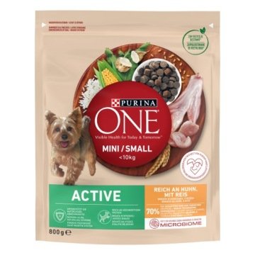 Purina One Mini Active kurczak 0,8 kg