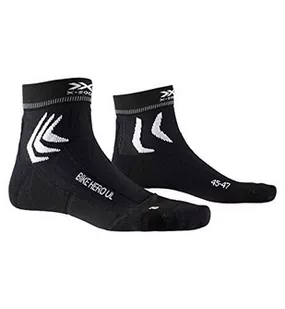 X-socks Unisex Bike Hero Ultra Light Socks skarpety czarny Opal Black/Arctic White 39-41 XS-BS06S19U - Skarpetki damskie - miniaturka - grafika 1