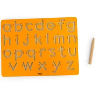 Tablice dla dzieci - VIGA Tablica Grafomotoryczna Małe Litery Nauka Pisania - miniaturka - grafika 1