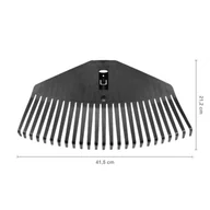 Grabie i motyki - Grabie do liści Solid Fiskars 6,4 cm - miniaturka - grafika 1