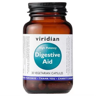 Viridian Enzymy trawienne Digestive aid formula 30 kapsułek - Układ pokarmowy - miniaturka - grafika 1