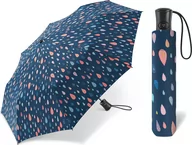 Parasole - Parasol automatyczny Happy Rain Essentials Mini Drops Granatowy - miniaturka - grafika 1