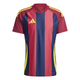 Męska Koszulka z krótkim rękawem ADIDAS STRIPED 24 JSY IW2149 – Czerwony - Piłka nożna - miniaturka - grafika 1