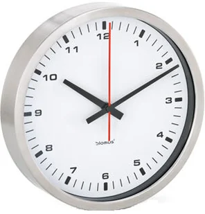Blomus ZEGAR Ścienny BIAŁY 24 CM MATOWY (B63209) - Zegary - miniaturka - grafika 1