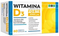 Witaminy i minerały - MBM Witamina D3 Forte 2000 j.m kości, 60 kaps. - miniaturka - grafika 1