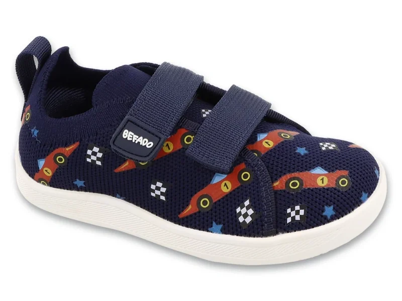 Trampki barefoot Befado 003X023 kapcie dziecięce do przedszkola na rzepy30