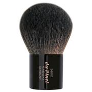 Pędzle do makijażu - da Vinci Kabuki pędzel do pudru + skórzane etui No 9600 Pocket Powder Brush In Leather Sleeve Dark Brown Goat Hair - miniaturka - grafika 1