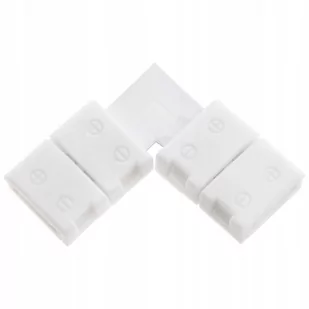 Złączka kątowa do taśmy LED 2PIN zatrzask 8mm - Taśmy LED - miniaturka - grafika 1