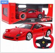 Zabawki zdalnie sterowane - Ferrari F40 akumulator + otwierane światła 1:14 Rastar - miniaturka - grafika 1