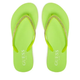Japonki Guess E5GZ05BB00F Zielony - Klapki i japonki damskie - miniaturka - grafika 1