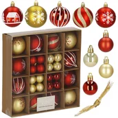 Bombki - Bombki choinkowe 42 szt. ozdoby świąteczne zestaw 3/6cm - miniaturka - grafika 1