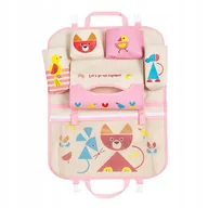 Akcesoria do bagażników dachowych - ORGANIZER na FOTEL Samochodowy na TABLET KUBEK CHUSTECZKI MLEKO dla DZIECi - miniaturka - grafika 1