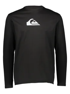 Quiksilver Koszulka kąpielowa w kolorze czarnym - Kąpielówki męskie - miniaturka - grafika 1